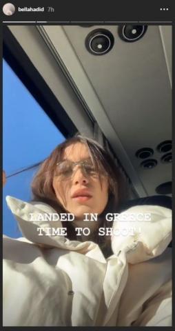 Η Bella Hadid στην Ελλάδα – Ανεβάζει σουβλάκια στο Instagram