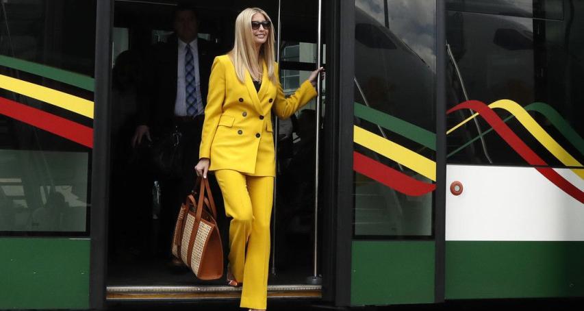 Την Ιβάνκα Τραμπ δεν την συμπαθούμε πολύ, αυτό που φοράει όμως μας άρεσε τέρμα