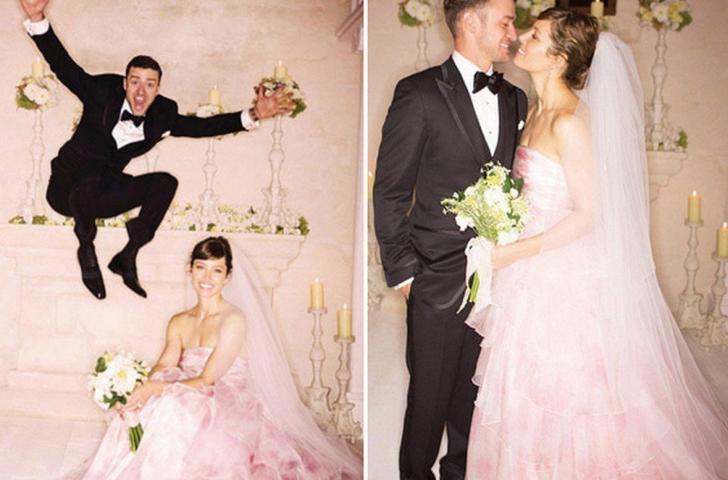 10+1 celebrity νύφες που δεν φόρεσαν λευκό νυφικό