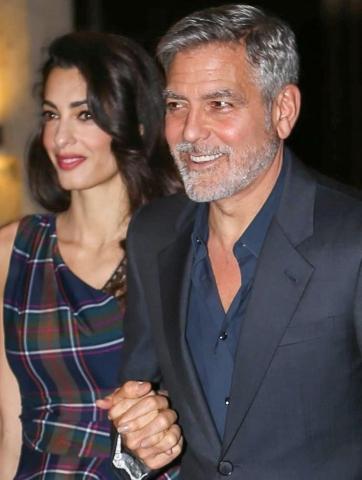 George & Amal Clooney: Μια βραδιά στη Ρώμη George & Amal Clooney: Μια βραδιά στη Ρώμη