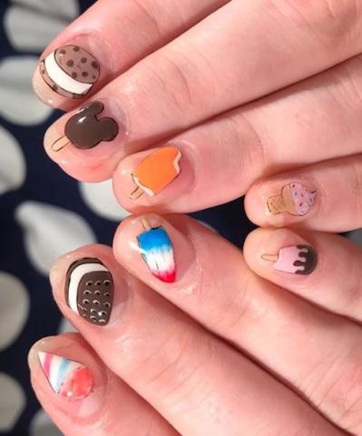 Το πιο καλοκαιρινό σχέδιο για τα νύχια σου είναι τα...παγωτά!