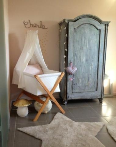 Βρεφικά υπνοδωμάτια με vintage στοιχεία Βρεφικά υπνοδωμάτια με vintage στοιχεία