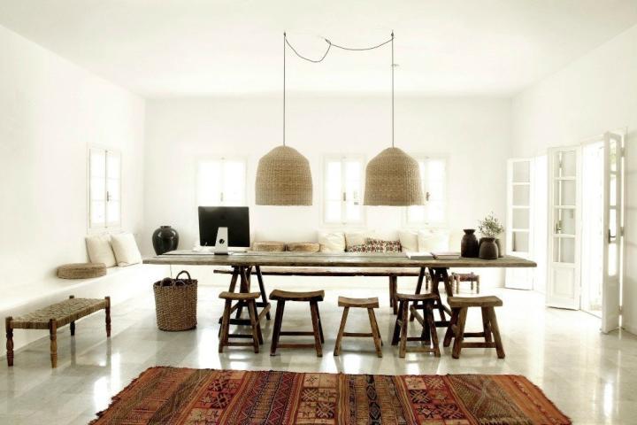 8+1 υπέροχες τραπεζαρίες με boho διακόσμηση 8+1 υπέροχες τραπεζαρίες με boho διακόσμηση