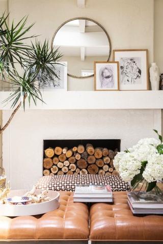 Ιδέες για να διακοσμήσεις το τζάκι που δεν χρησιμοποιείς Ιδέες για να διακοσμήσεις το τζάκι που δεν χρησιμοποιείς